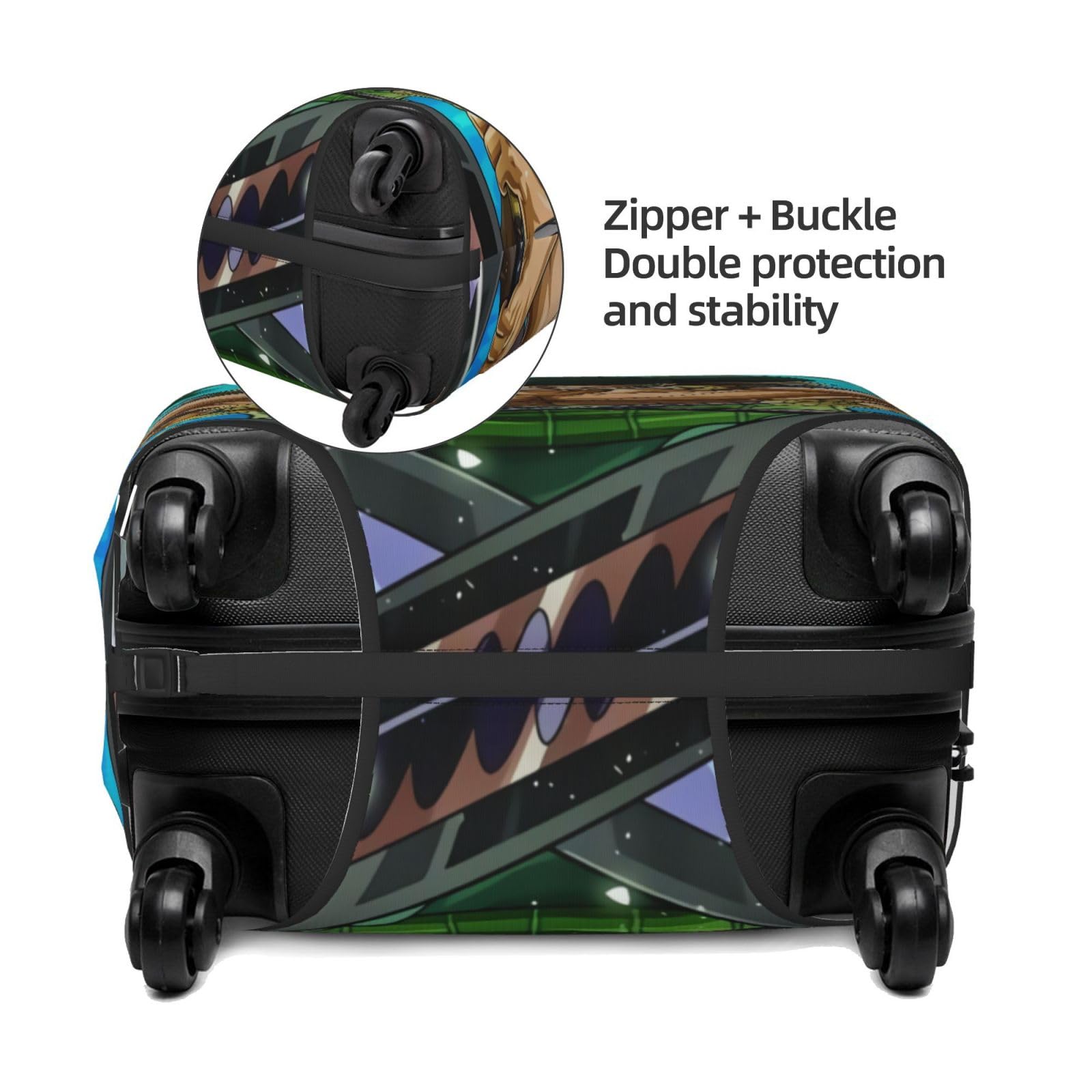 新品ONE PIECE ワンピース　キャリー　スーツケースカバー　ゾロver. Amazon.co.jp: スーツケースカバー ワンピース One Piece ゾロ